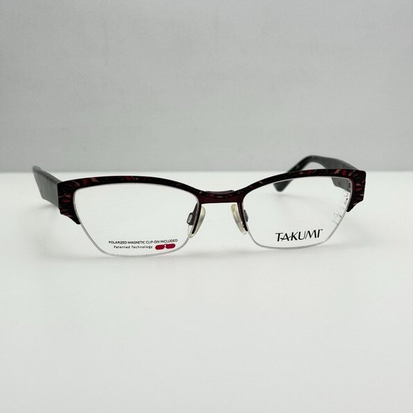Takumi Eyeglasses Eye Glasses Frames TK 9996 010 48-17-140 main image 7